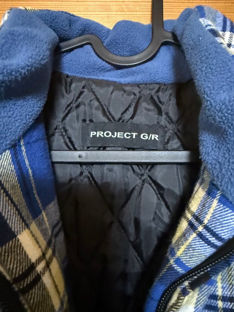 project/gr PADDED CHECK SHIRTS JACKET - メルカリ