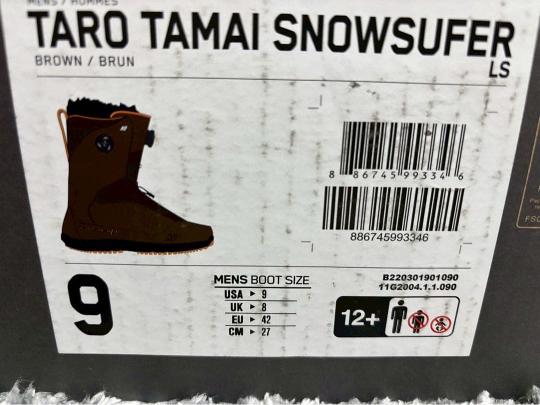 K2 ケーツー 24-25 TARO TAMAI SURFER LS 9