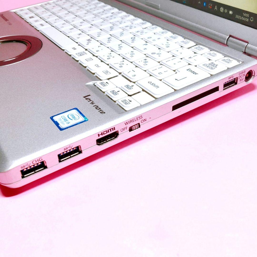 小型超軽量‎❣️8GB✨i5✨SSD128✨カメラ付レッツノートパソコン