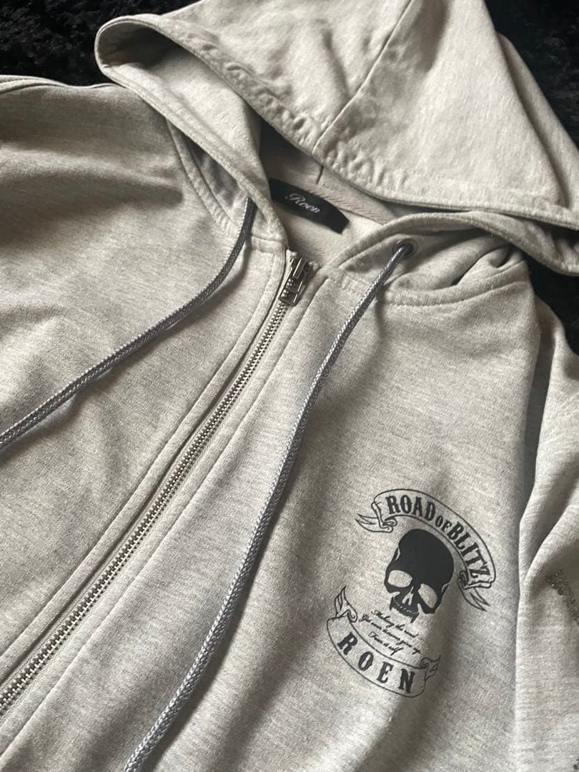 roen パーカー スカルラメ lgb fuga ifsixwasnin - メルカリ