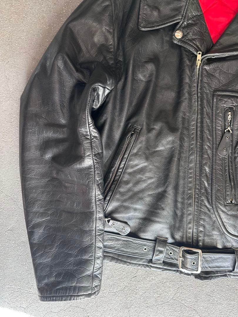 美品50s HERCULES ダブルライダースジャケット ホースハイド 42相当