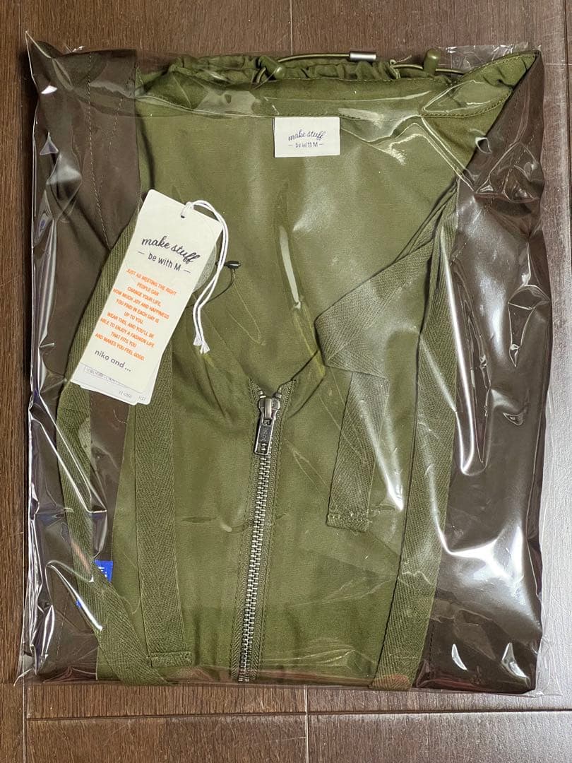 ニコアンド [be with M] Misayoミリリメイクジャケット カーキ - メルカリ