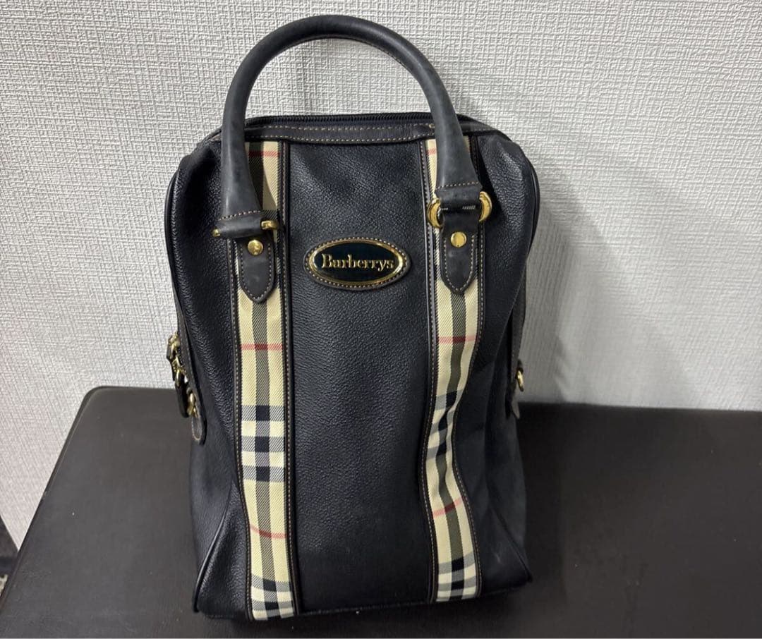 バーバリ キャディーバック&ゴルフシューズ入れ