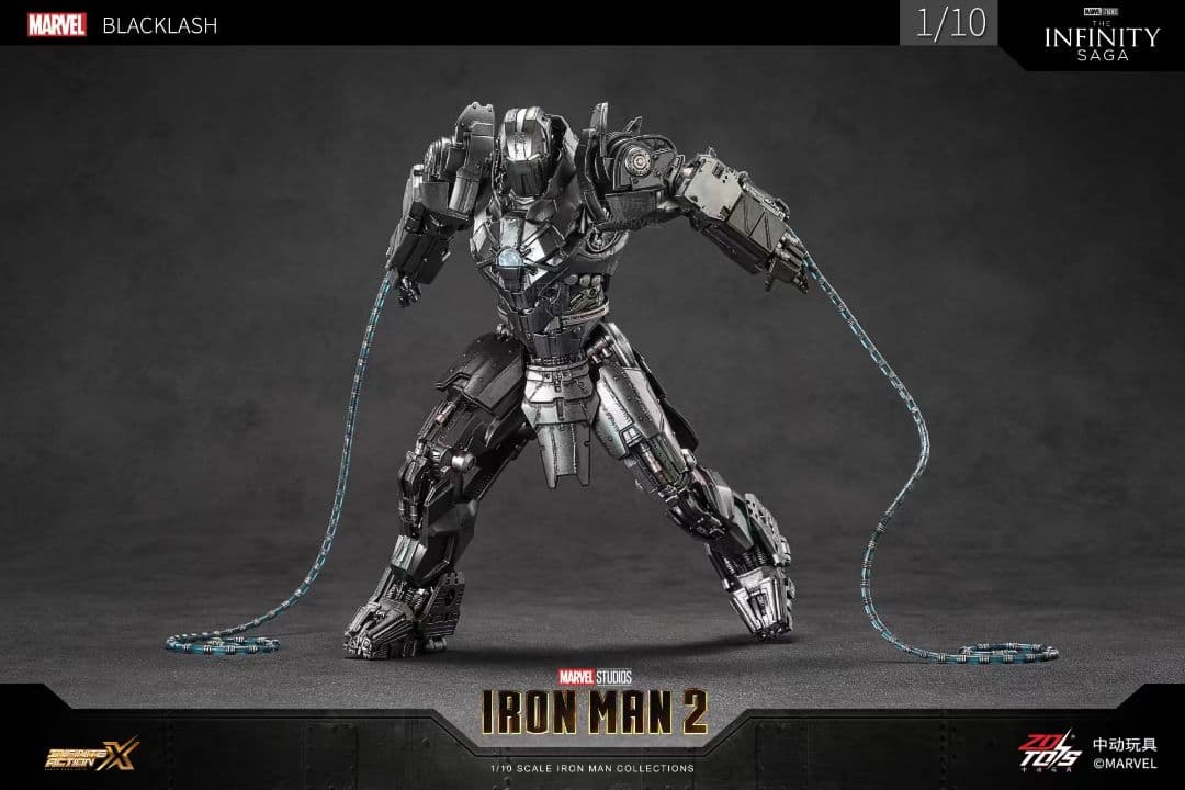 ★未使用 IRONMAN 2 WHIPLASH アクション フィギュア レア品
