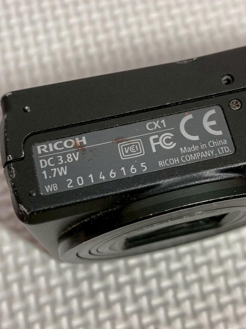★RICOH リコー CX1 デジタルカメラ DC 3.8V 1.7W WIDE