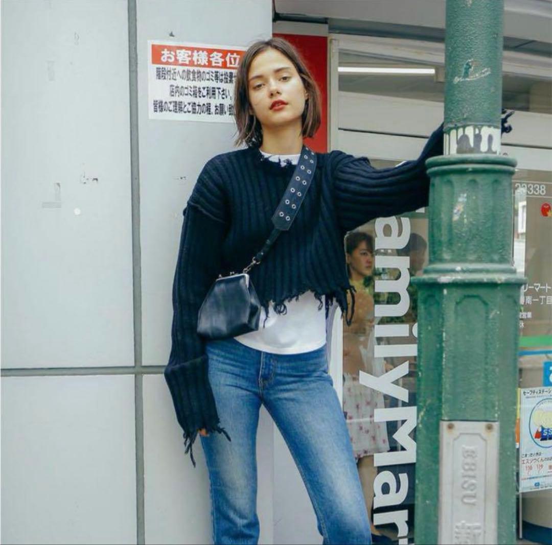 パーバーズ perverze クラッシュリブニット - メルカリ