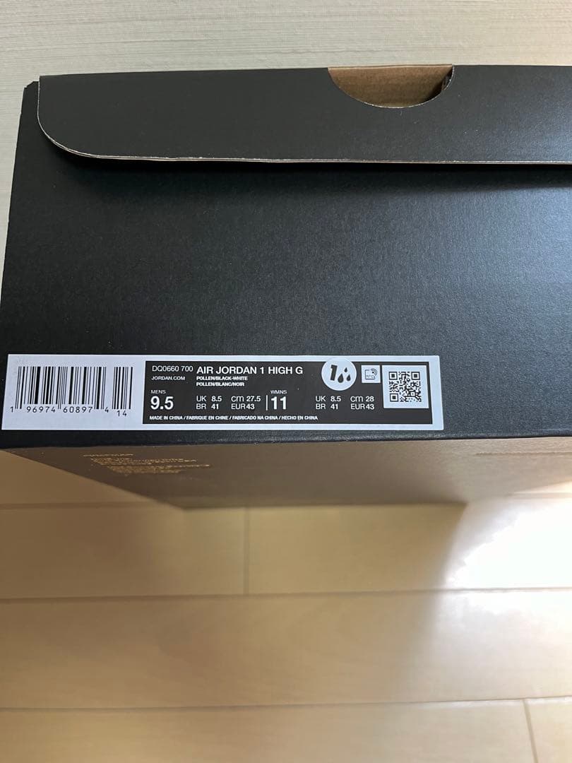 シューズ(男性用) NIKE AIR JORDAN 1 HIGH G 27.5cm