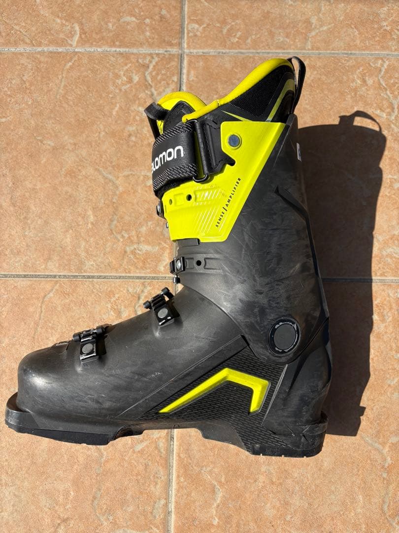 Salomon S/MAX 110 スキーブーツ ブラック/イエロー - メルカリ