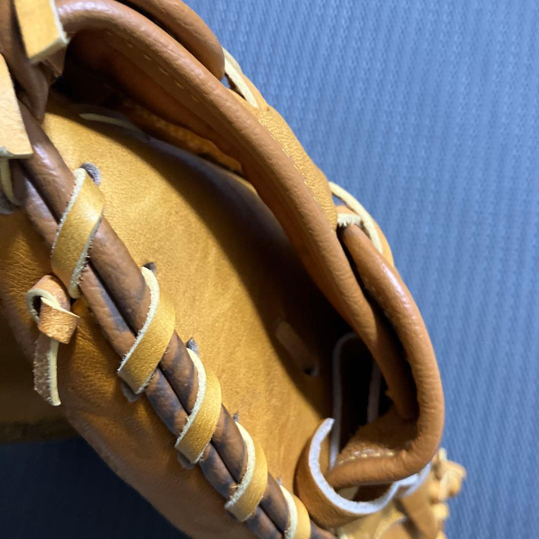 未使用 ミツワタイガー 少年軟式野球用キャッチャーミット 当時物