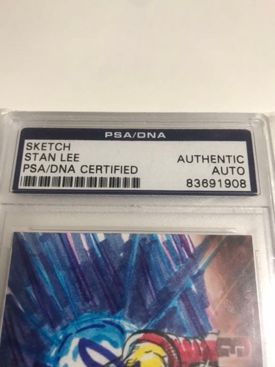 その他 2013 Iron Man 3 sketch Stan Lee signed