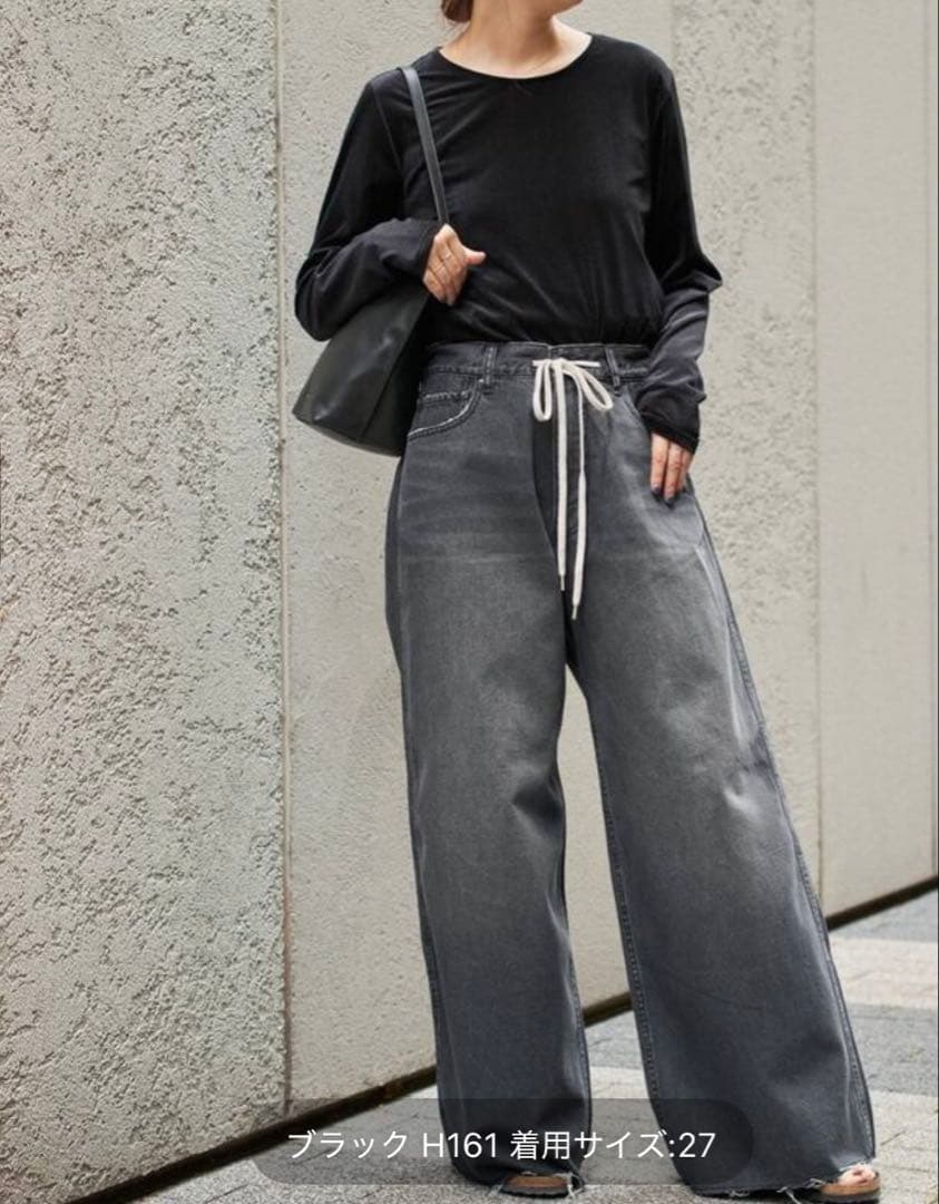 パンツ 5 1/2 SOFT DRAWSTRINGDENIM Spick＆Span（スピック アンド スパン） ジーンズ デニム デニムパンツ