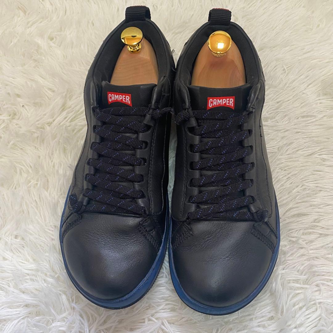 CAMPER レザースニーカー ペウピスタ GORE-TEX 黒 カンペール箱付