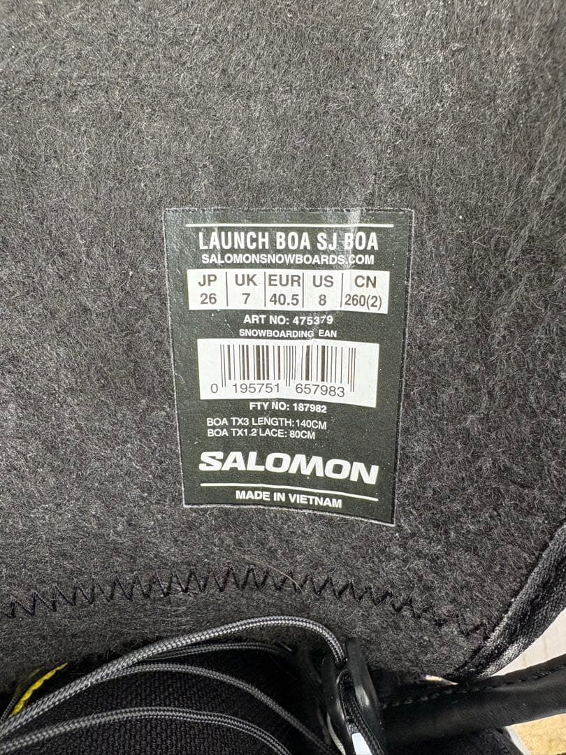 SALOMON ブーツ LUNCH SJ BOA 26.0cm ランチ　サロモン