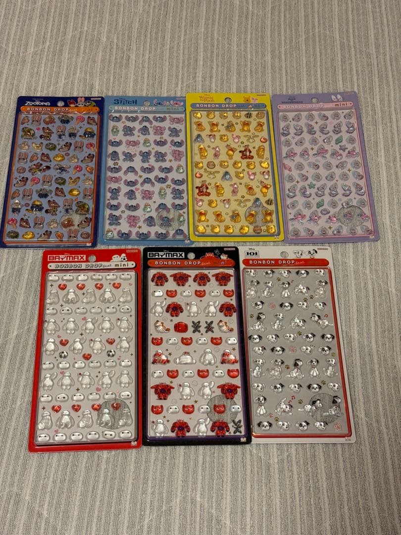 【正規品】たまごっち他　ボンボンドロップシール15枚セット