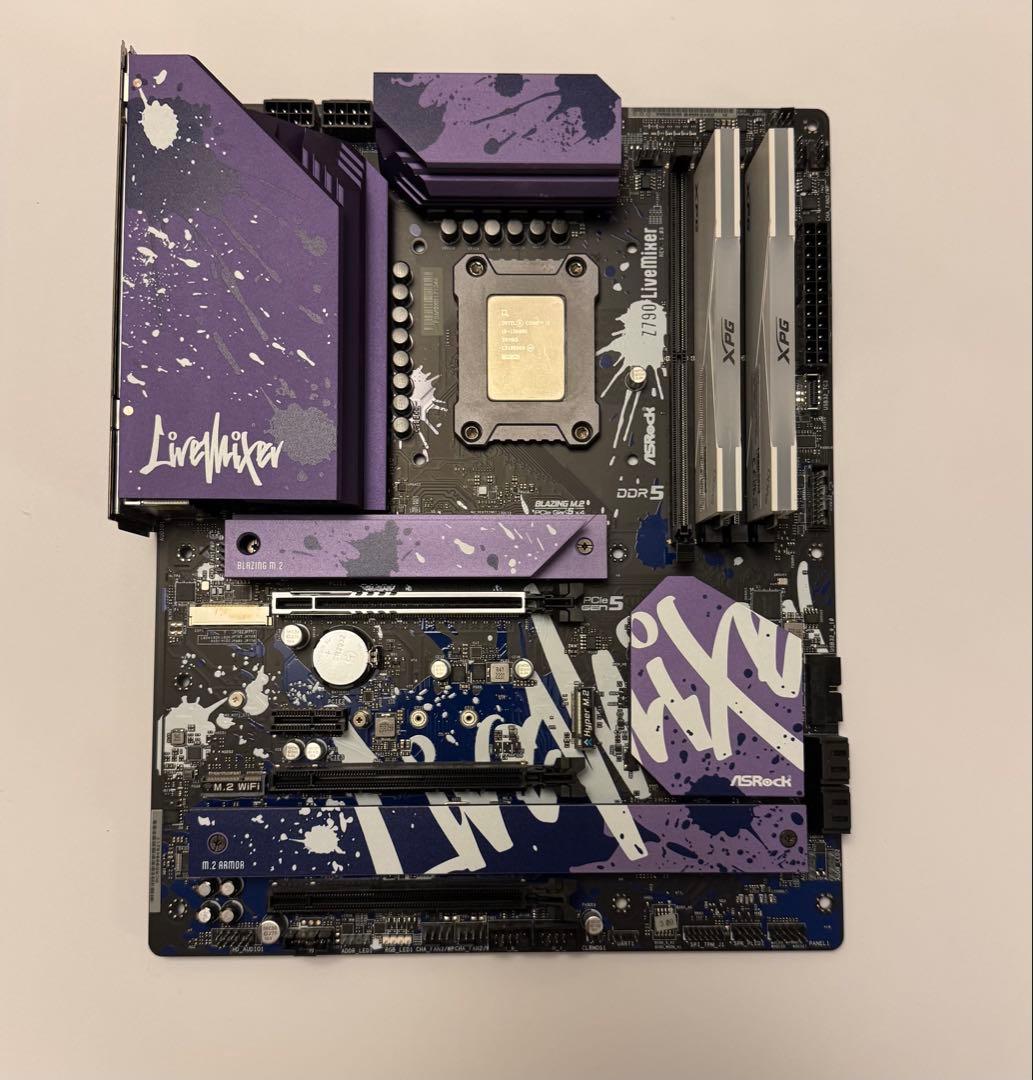 マザーボード ASRock LiveMixer Z790 13600K/DDR5 32GB Z790 LiveMixer | ASRock マザーボード Intel Z790チップセット | 株式