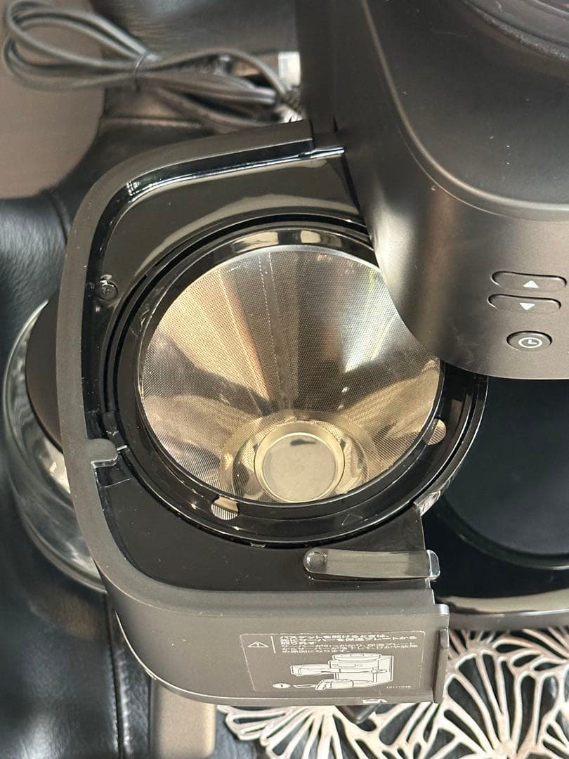 【sirocaシロカ】コーン式全自動コーヒーメーカーカフェばこPRO《ブラック》