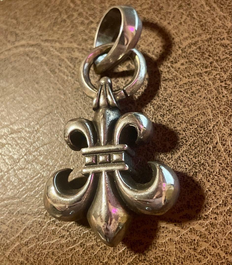 シルバー フルール・ド・リス ペンダント 925 21.9ｇ✨CH