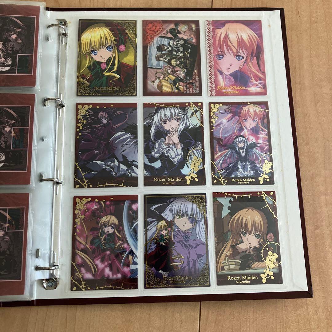 ローゼンメイデン2期& オーベルテューレ　トレカノーマルコンプ　カードファイル付