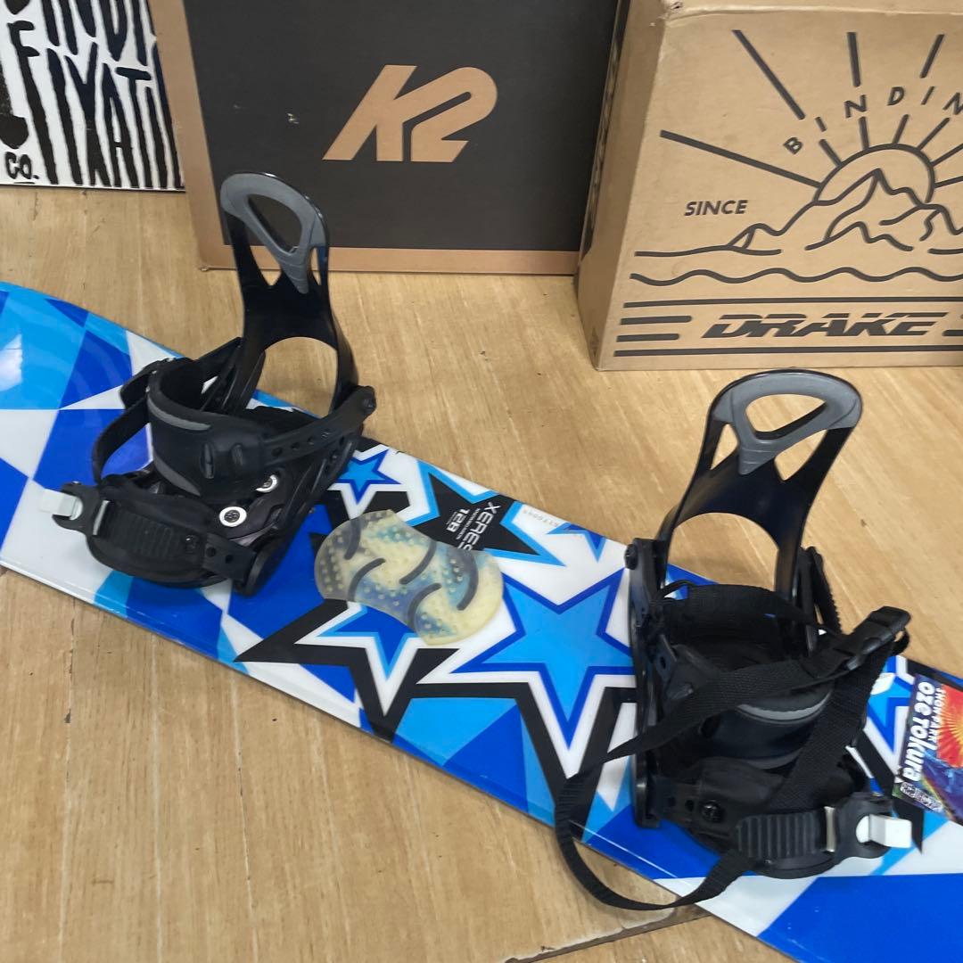 XERES×ZUMA キッズスノーボードセット バインディング付4点セット