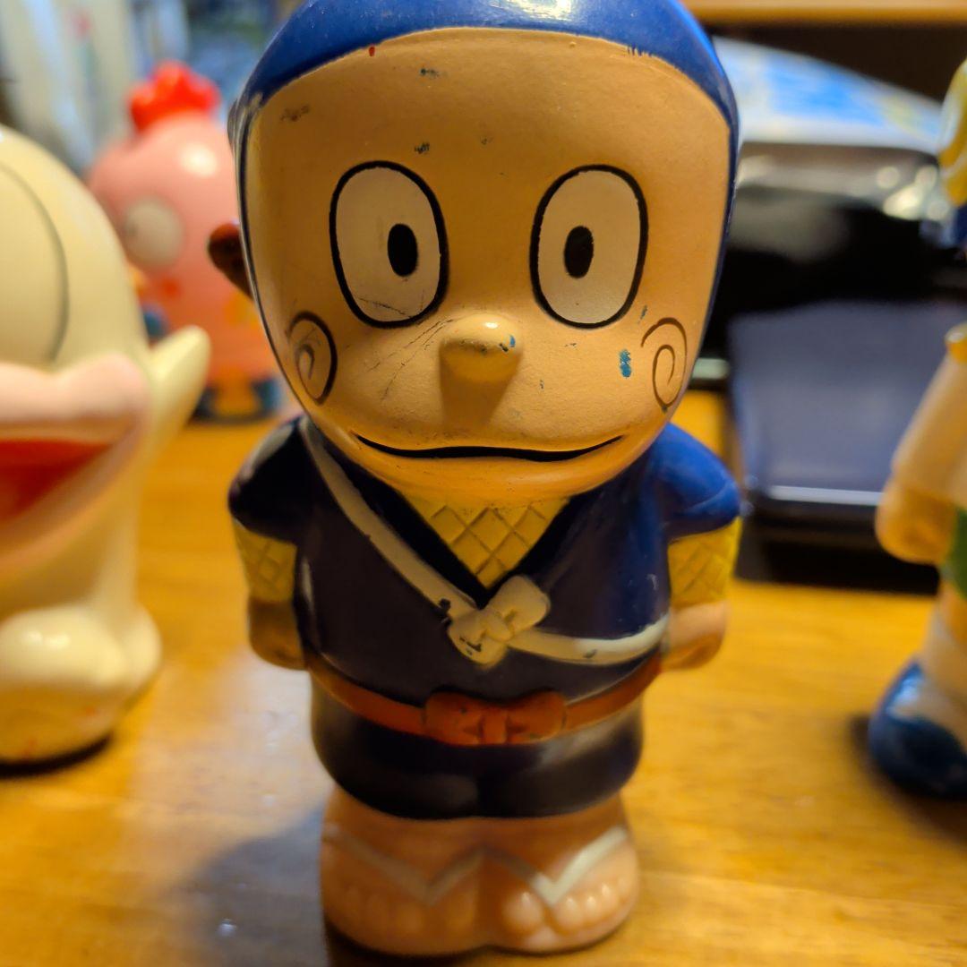 ソフビドラえもん、パーマン、ドラえもん他4体キャラクター貯金箱