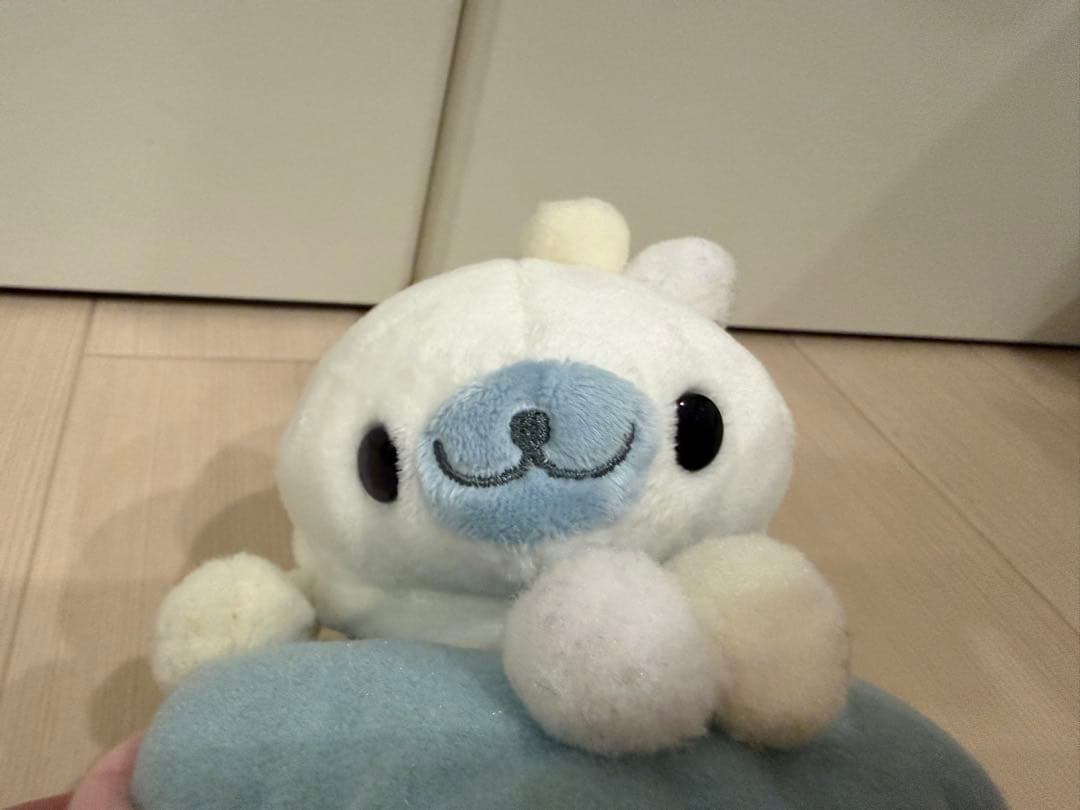 まめゴマ　ぬいぐるみ　しろゴマ　お風呂