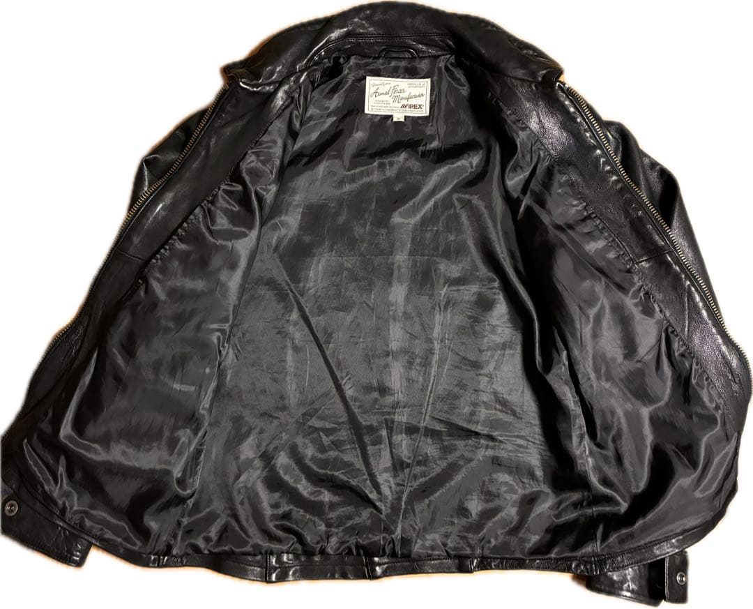 AVIREX アヴィレックス シープ ライダース ジャケット 6171075 - メルカリ