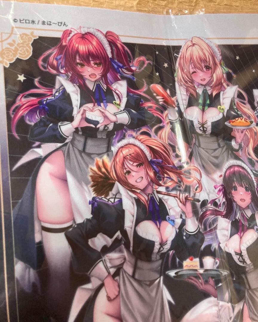 はにかみ彼女/プレイマット/未使用品【複製サイン入り】POP UP STORE