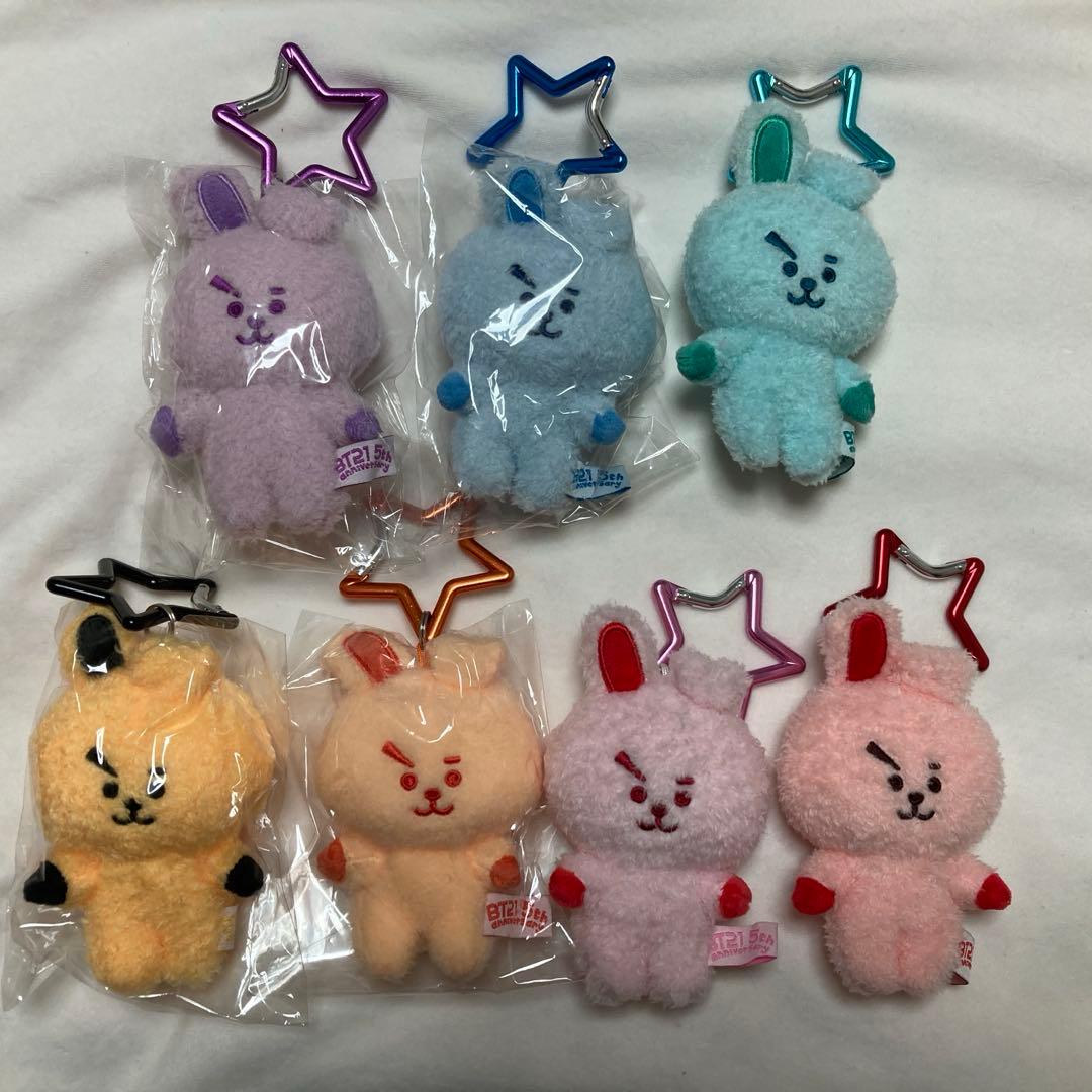 BT21 COOKY 5周年 レインボーカラーマスコット　クッキー 2026年最新】bt21 5周年記念 レインボーカラーマスコット cookyの人気