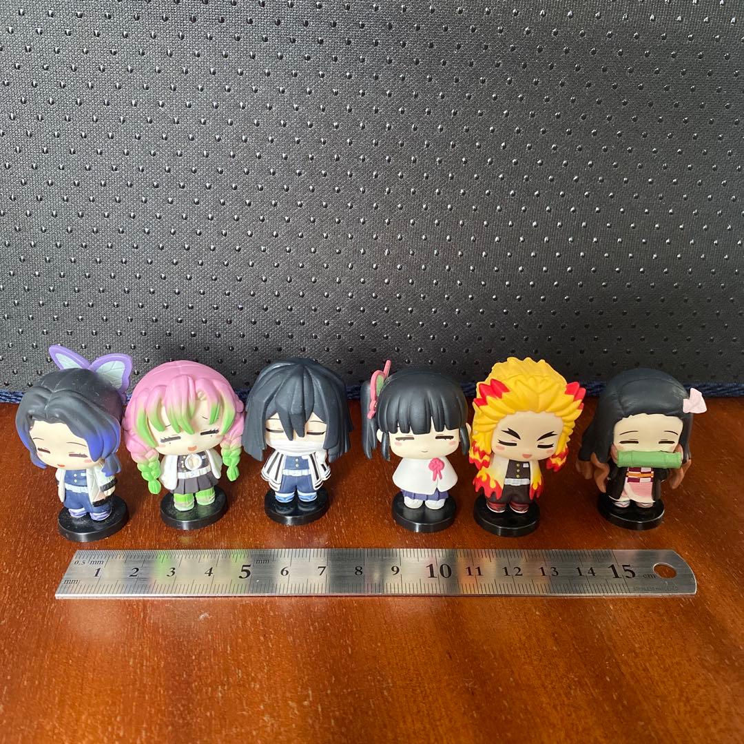 ナムコ限定 鬼滅の刃 ミニフィギュア つむりずむ 6体セット まとめ売り