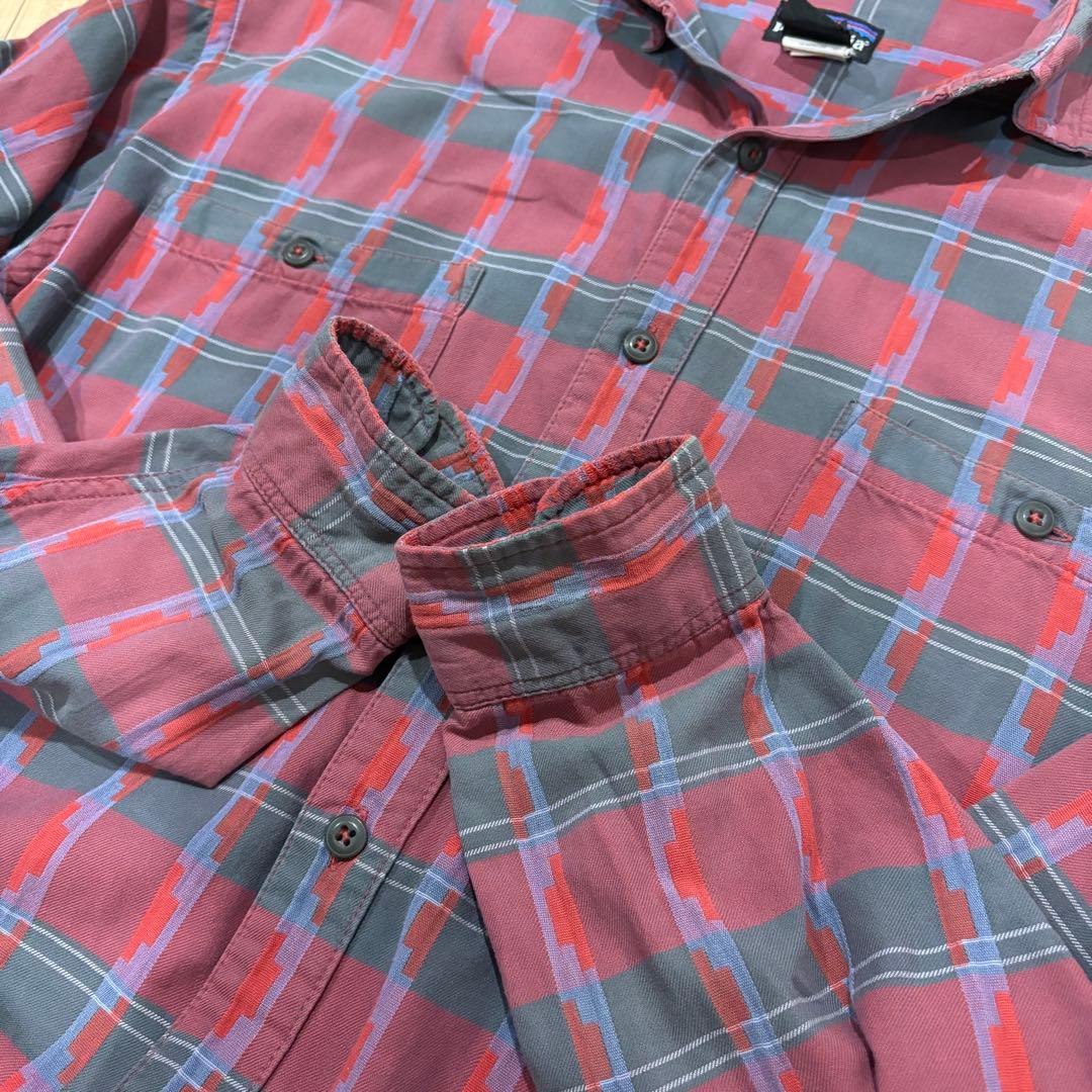 90s patagonia パタゴニア 総柄 ネルシャツ風 雪なしタグ 長袖 - メルカリ