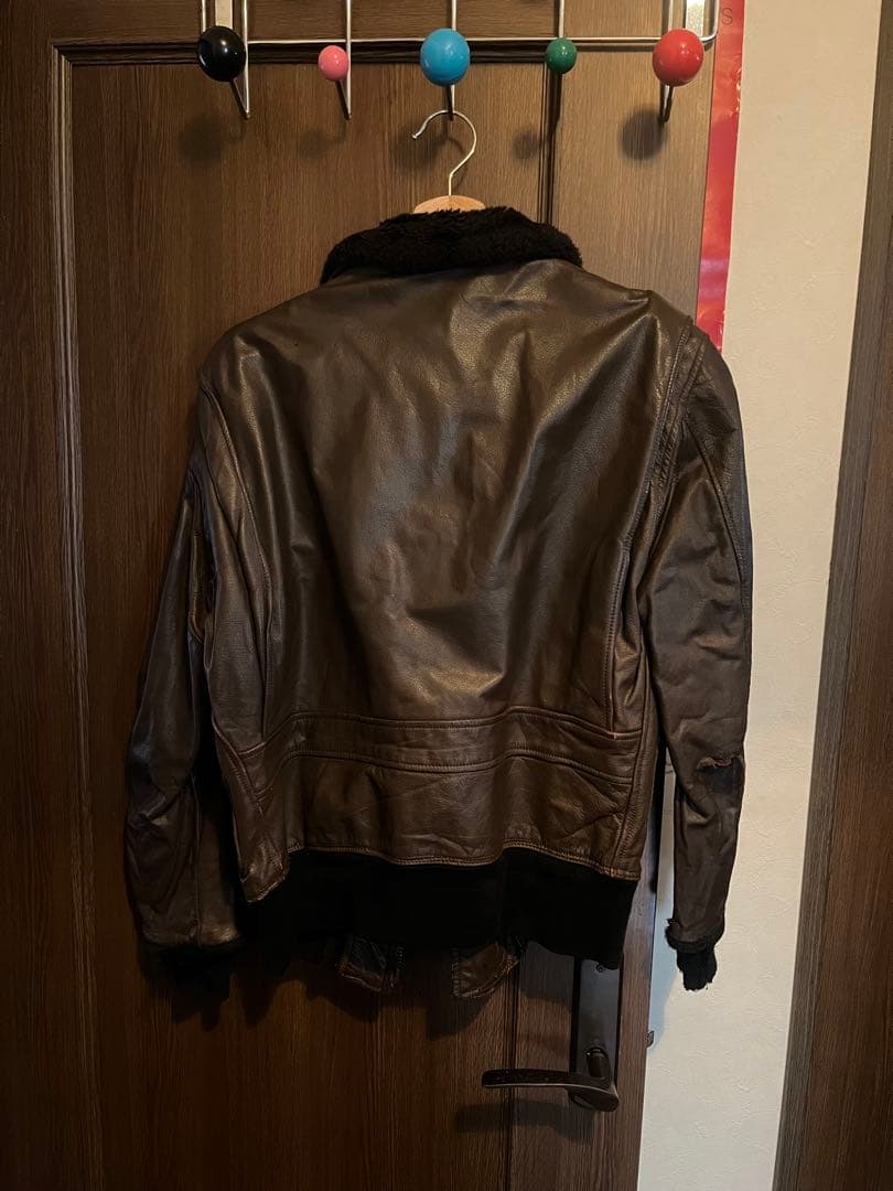 70s 米軍 U.S.NAVY G1 フライトジャケット実物USA製