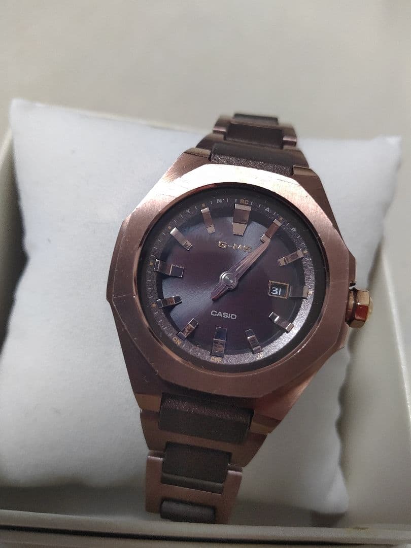 値下げ 中古 Baby-G タフソーラー MSG-W350CG ダークブラウン - メルカリ