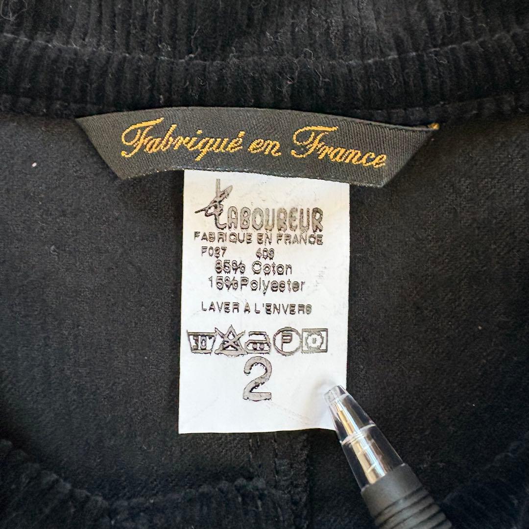 極美品【ビームスF別注】LE LABOUREUR / コーデュロイジャケット