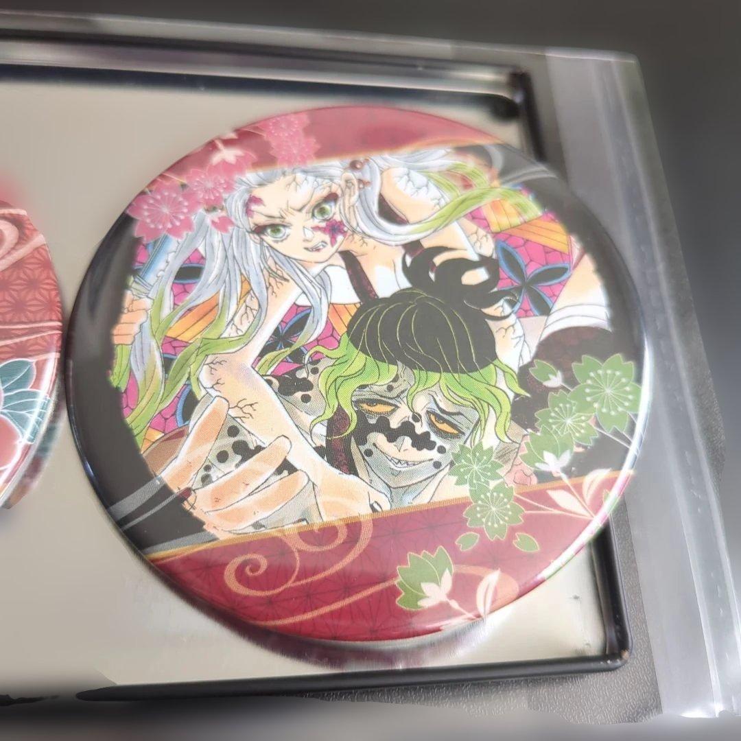 鬼滅の刃 童磨 堕姫 妓夫太郎 ジャンプショップフェア コレクション缶