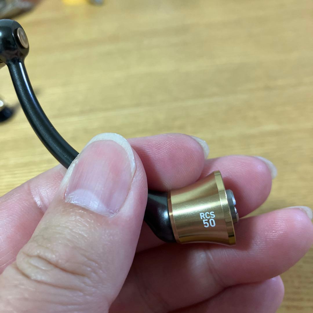 極上美品 ダイワ用 SLP WORKS 50mm ハンドル リブレ IP ノブ