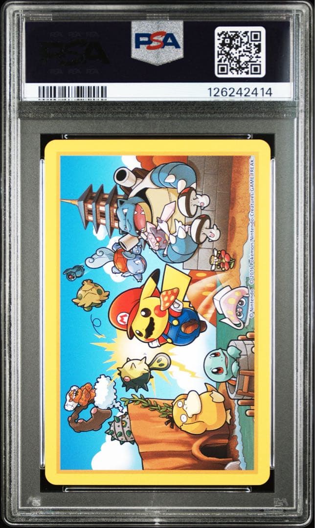 PSA10】ポケモン×任天堂 2016年マリオピカチュウトランプ ❤️6 - メルカリ