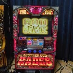 パチスロ実機.初代アナザーゴッドハーデス.不要機.シルバー