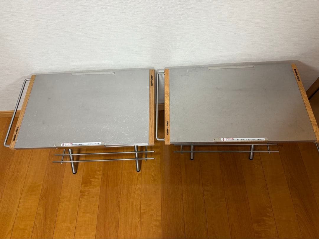 ユニフレーム 焚き火テーブル 2台セット IKEA カスタム - テーブル