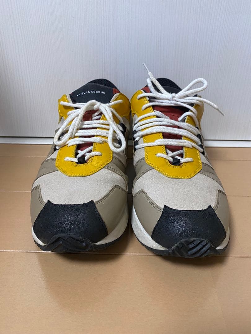 KRIS VAN ASSCHE レザー スニーカー クリスヴァンアッシュ - メルカリ