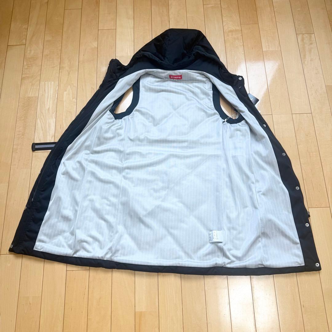 未使用 タグ付】 アルチビオ 中綿 ワンピース ベスト ジレ ブラック36