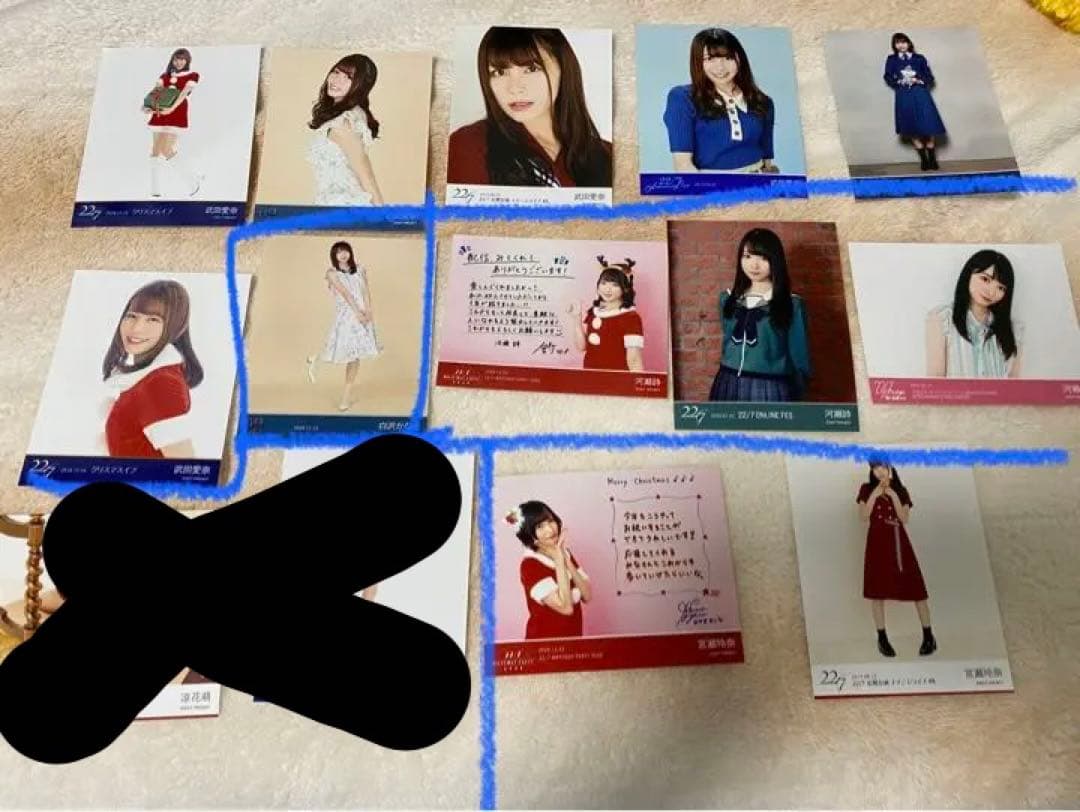 ナナブンノニジュウニ　ブロマイド　ナナニジ　22/7