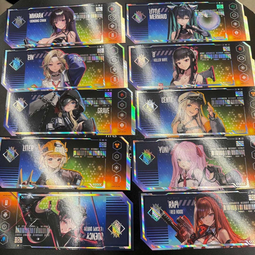 韓国限定】勝利の女神ニケ チケット Ver.3 コンプセット NIKKE - メルカリ