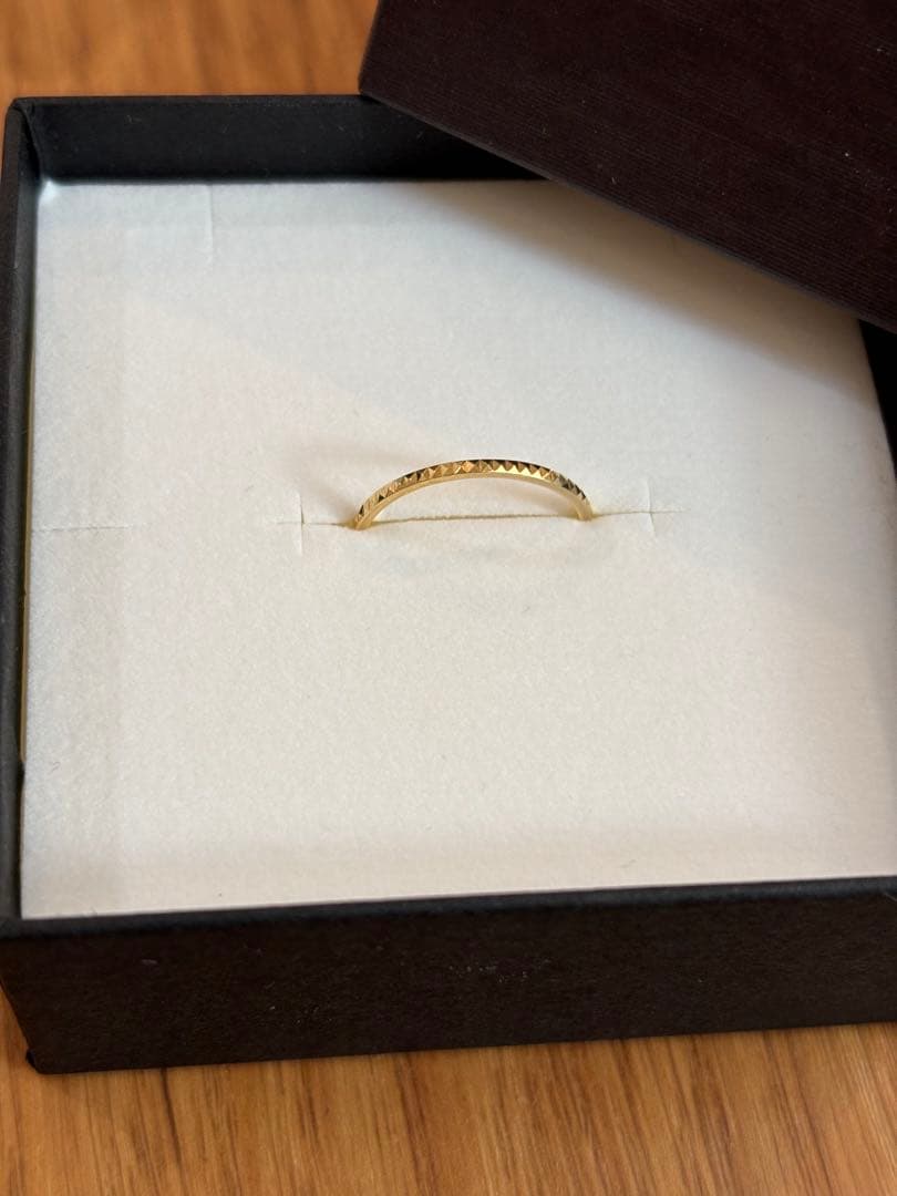 保証書付きRAPA K18タイニー スタッズ リング - メルカリ