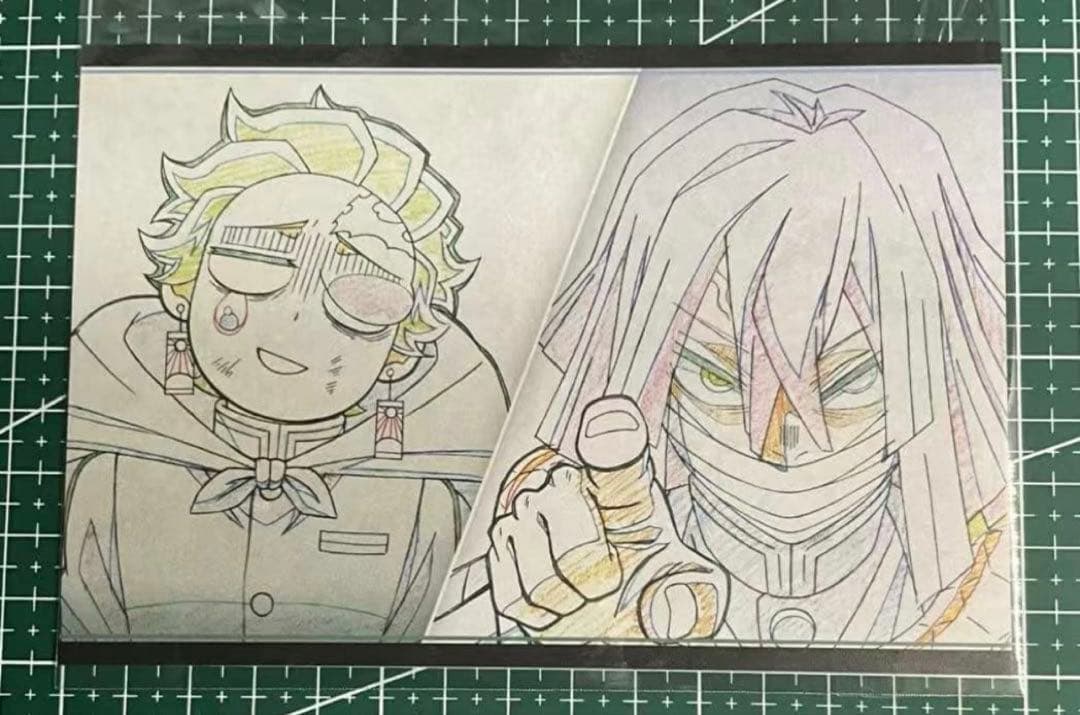 鬼滅の刃 ダイニング おすそ分け ポストカード 伊黒小芭内 炭治郎