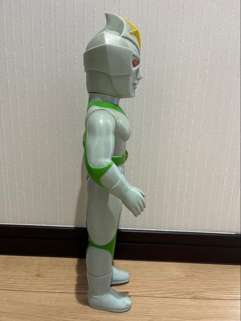 ブルマァク　ミラーマン　ジャイアントサイズ　当時物　マルサン　ソフビ　面取れ