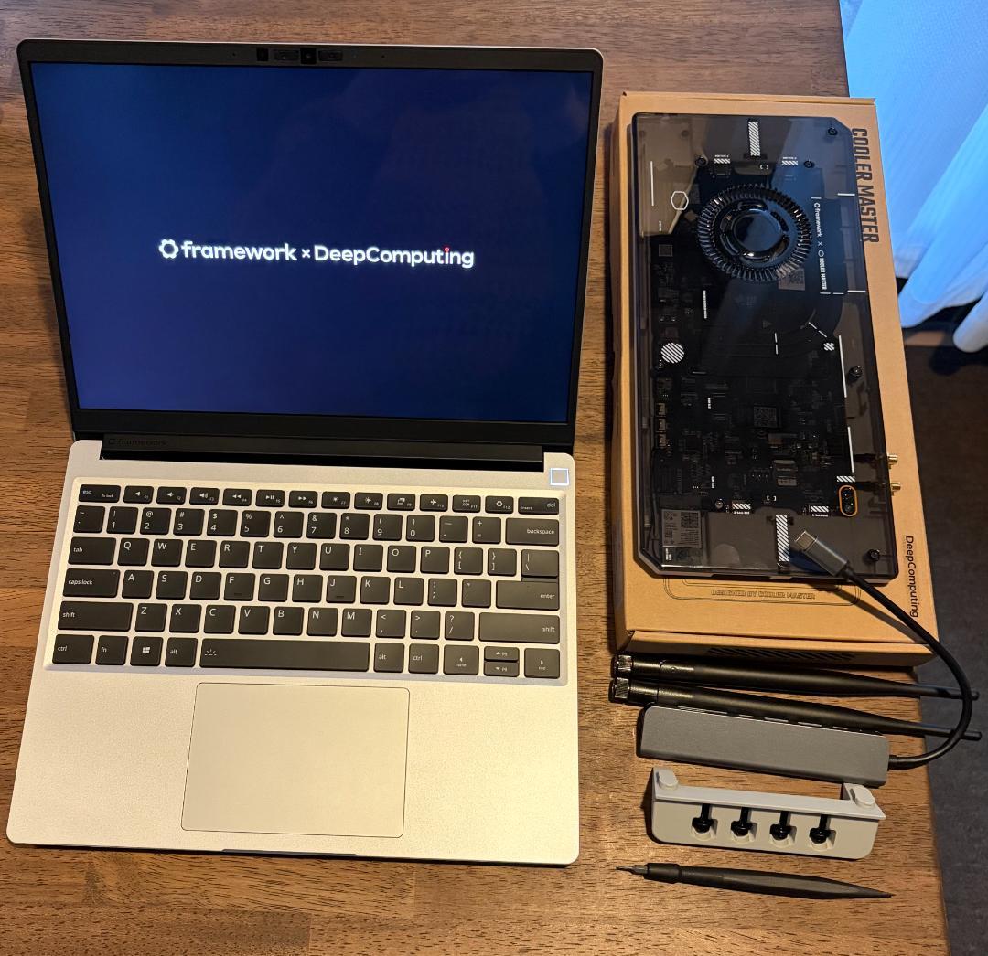 RISC-Vマニア向け Framework Laptop 13 フルキット DeepComputing Opens Pre-Orders for Its Third-Generation Framework