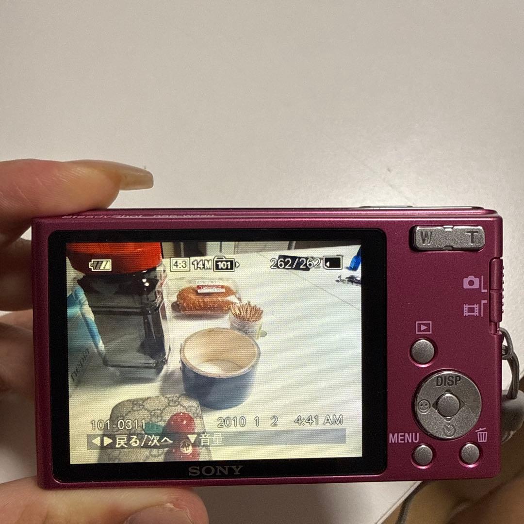 【美品】Sony Cyber-shot 14.1MP ピンク