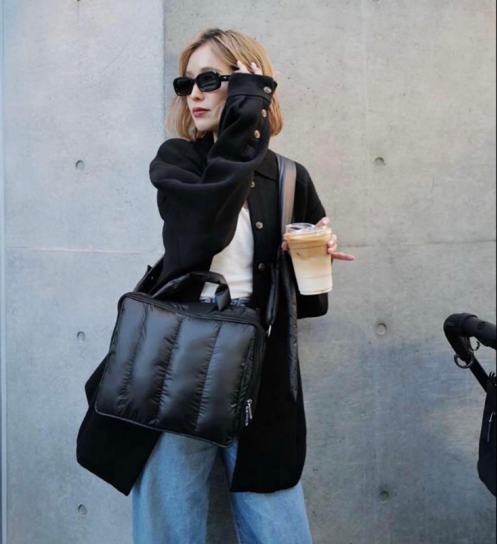 calin カラン マザーズバッグ　-BLK-