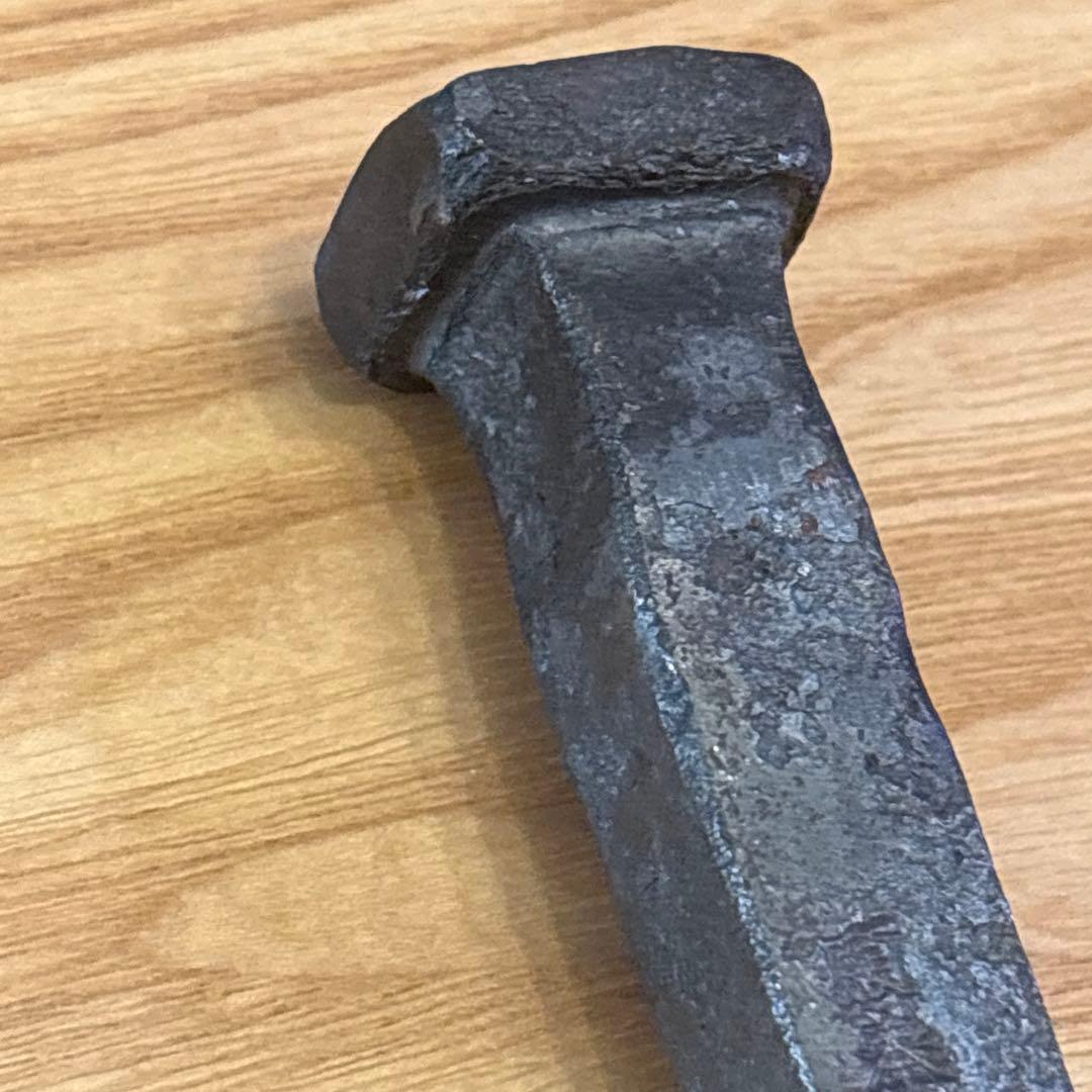 超希少】薬師寺再建用 千年釘 白鷹幸伯 作（宮原金物店 説明書・桐箱付