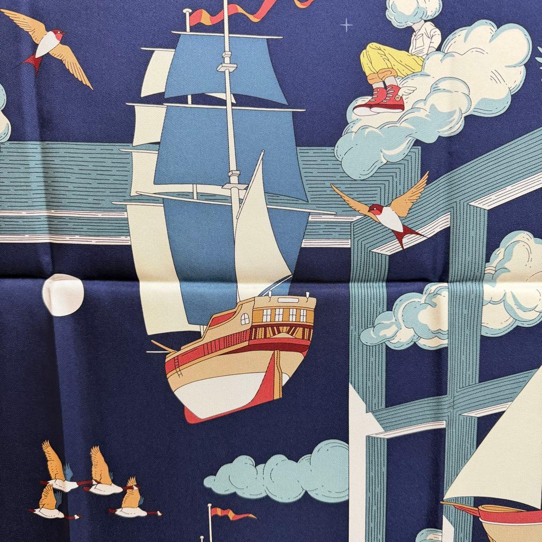 エルメス Hermes カレ90 《エスプリの旅立ち》03新品未使用品